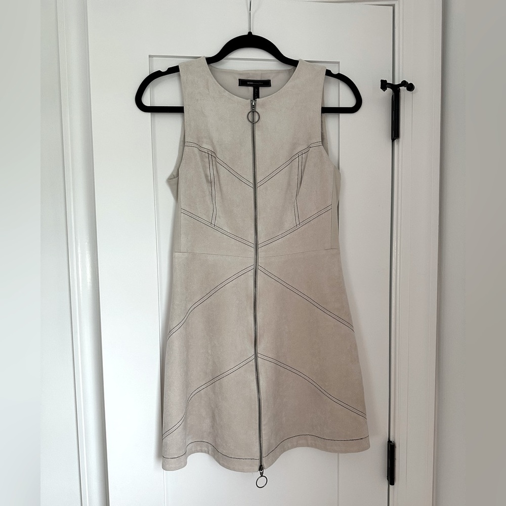 BCBG Beige Mini Dress